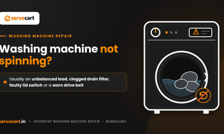 Washing Machine Not Spinning? Your Guide to Washing Machine Repair in Bangalore