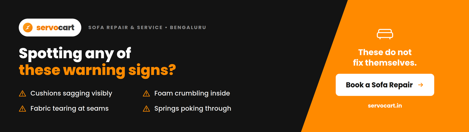 Sofa Cushion Repair Near Me: How to Find Quality Work in Bangalore Bangalore apartment living room with a reupholstered sofa showing fresh cushions and even fabric tension